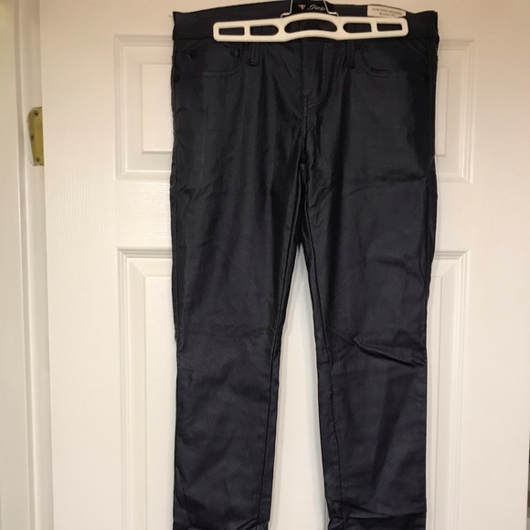 Purple OR red pleather jeans/jeggings - Picture 2 of 9